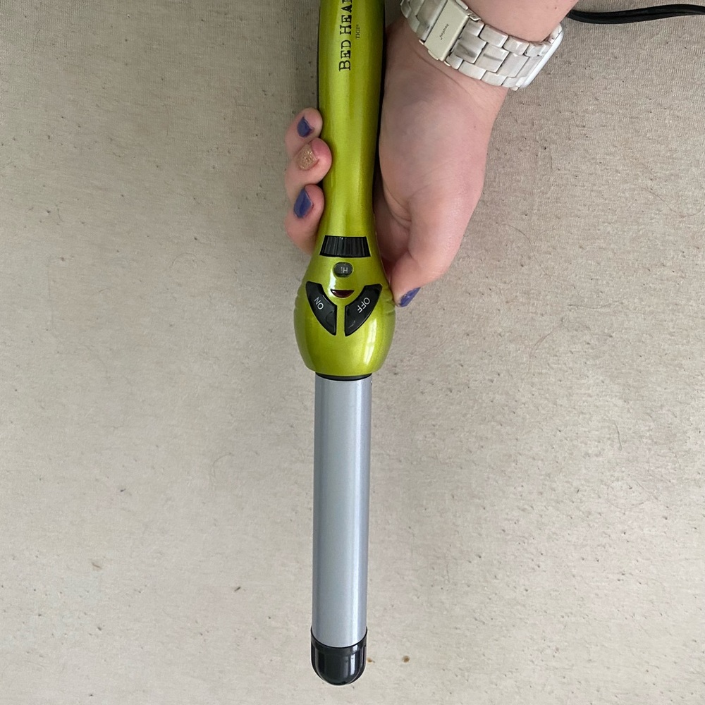 BedHead Curling Wand for Curls & Volume, 1" Green